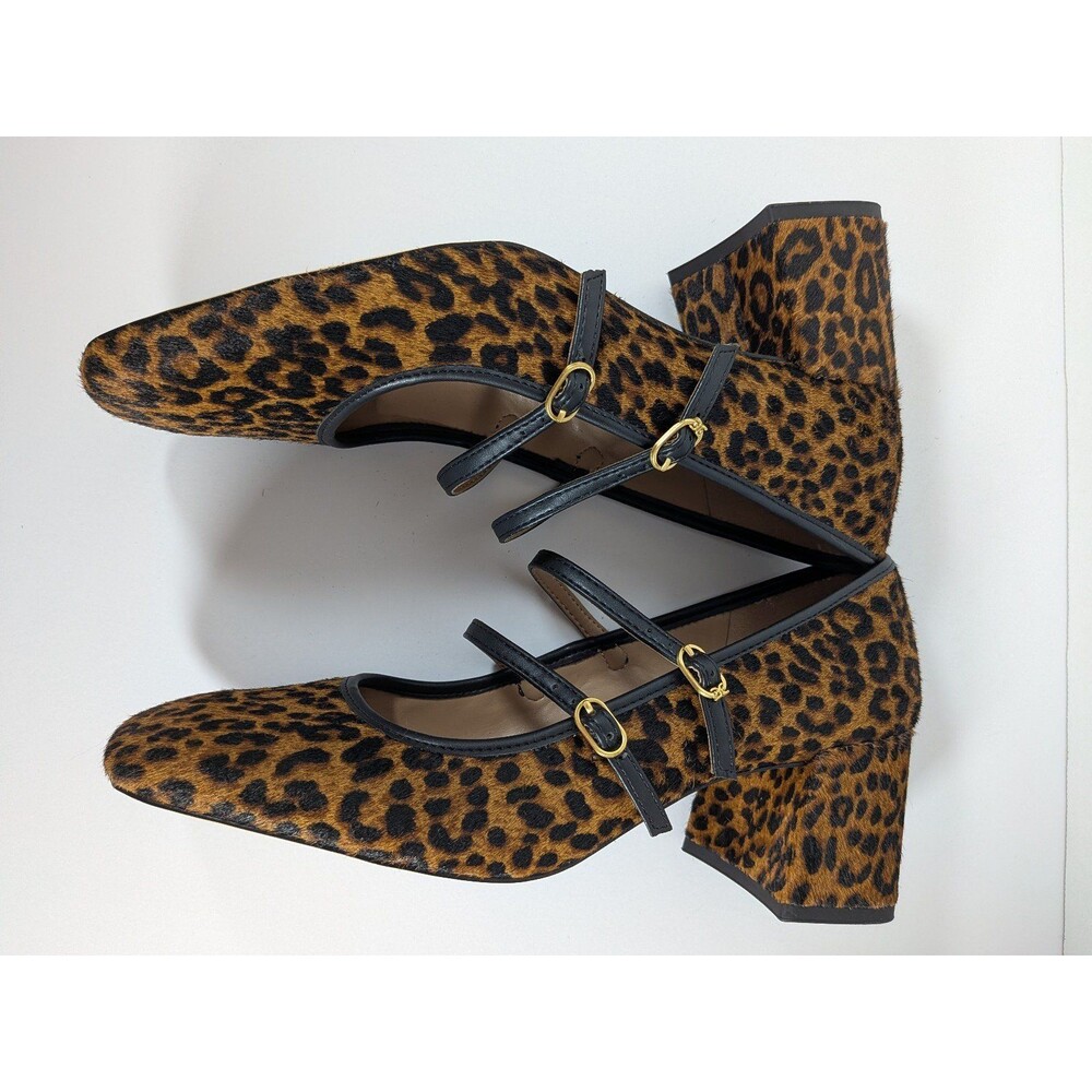 Sam Edelman Leopard Print Mary Jane Heels - Picture 4 of 8